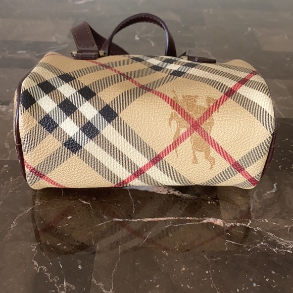 Burberry Mini Haymarket Check Boston - Picture 9 of 16
